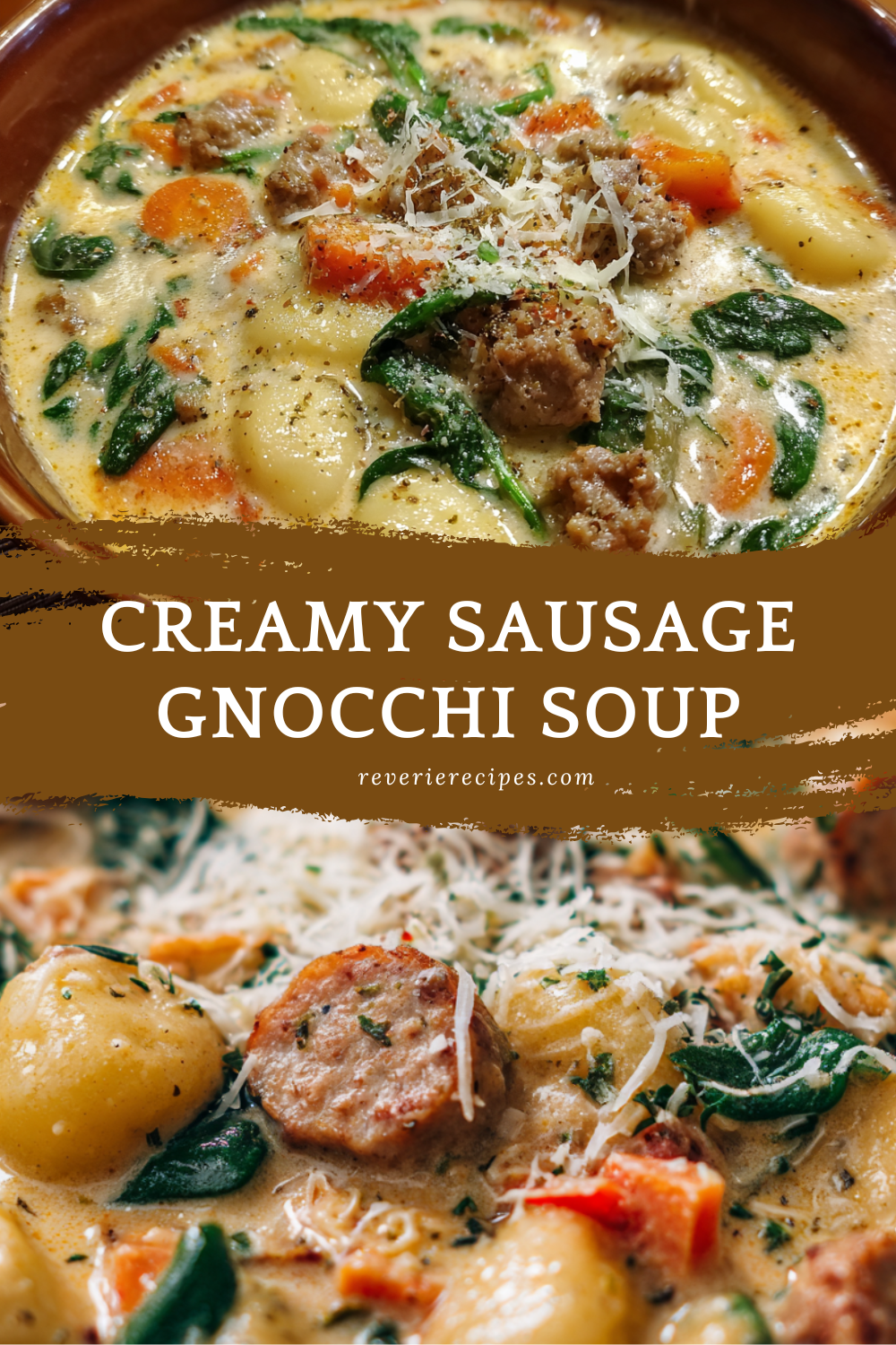 Creamy Sausage Gnocchi Soup Creamy gnocchi soup with sausage, spinach, and veggies. Quick, cozy, and TikTok-approved fall recipe.