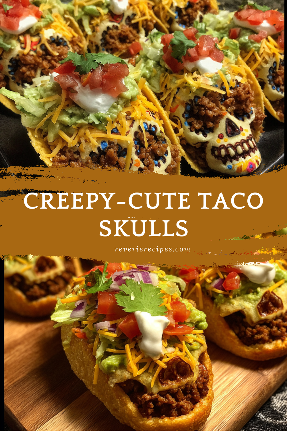 Creepy-Cute Taco Skulls (Halloween Snack)
