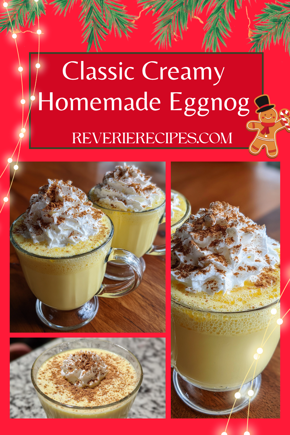 Classic Creamy Homemade Eggnog