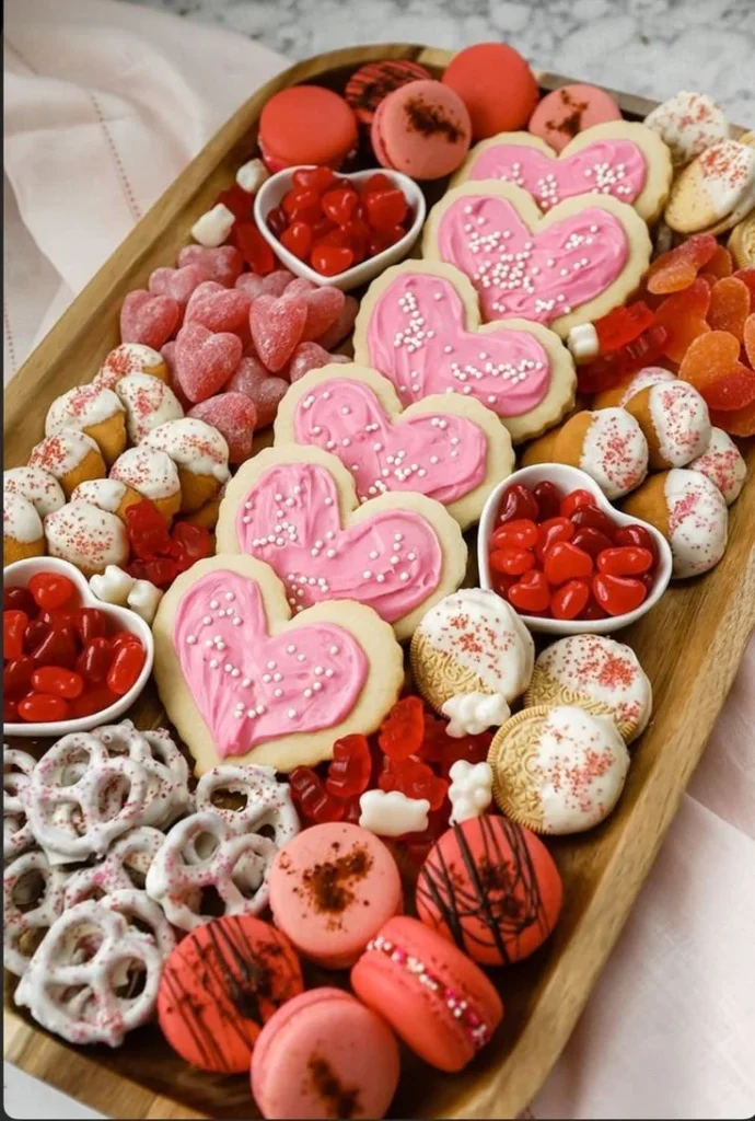 Delicious Valentine's food ideas for party and brunch decorations by Kelly Tassitano.